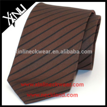 100% Handmade Silk Woven Mens Stripe Neck Tie